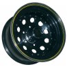 Llanta Acero Modular Negra 6x16 Offset +20 Anclaje 5x114,3